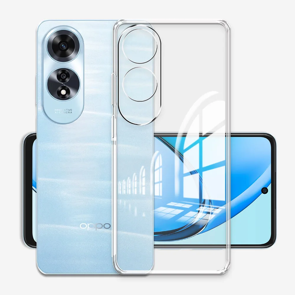 For OPPO A60 4G Case Silicone Soft Clear Protect Cover Funda For OPPOA60 CPH2631 Clear Shockproof Phone Case on OPPO A60 Coque