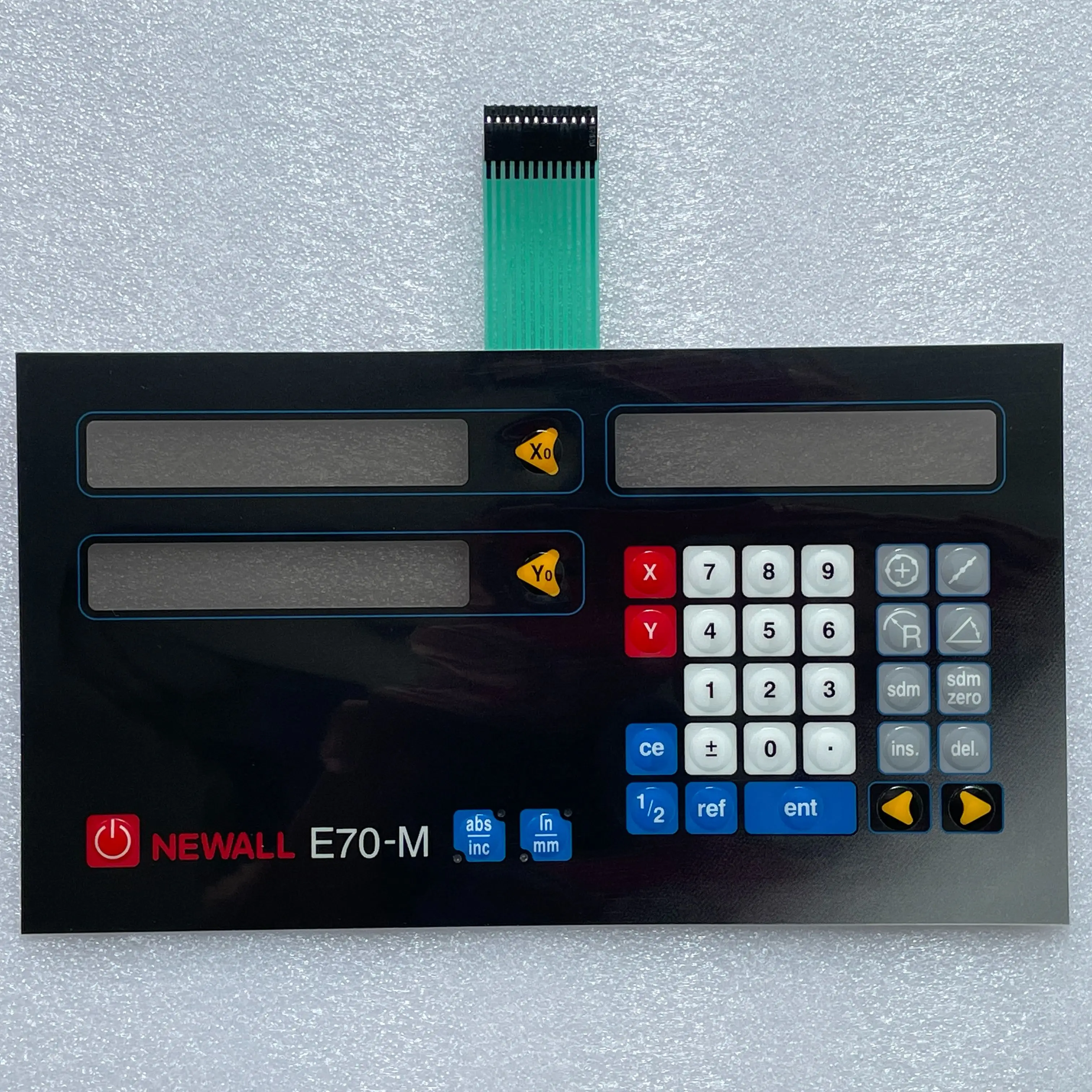 Best quality for Newall digital readout E70-M 2axis dro panel controller membrane keypad repair,Available&Stock Inventory