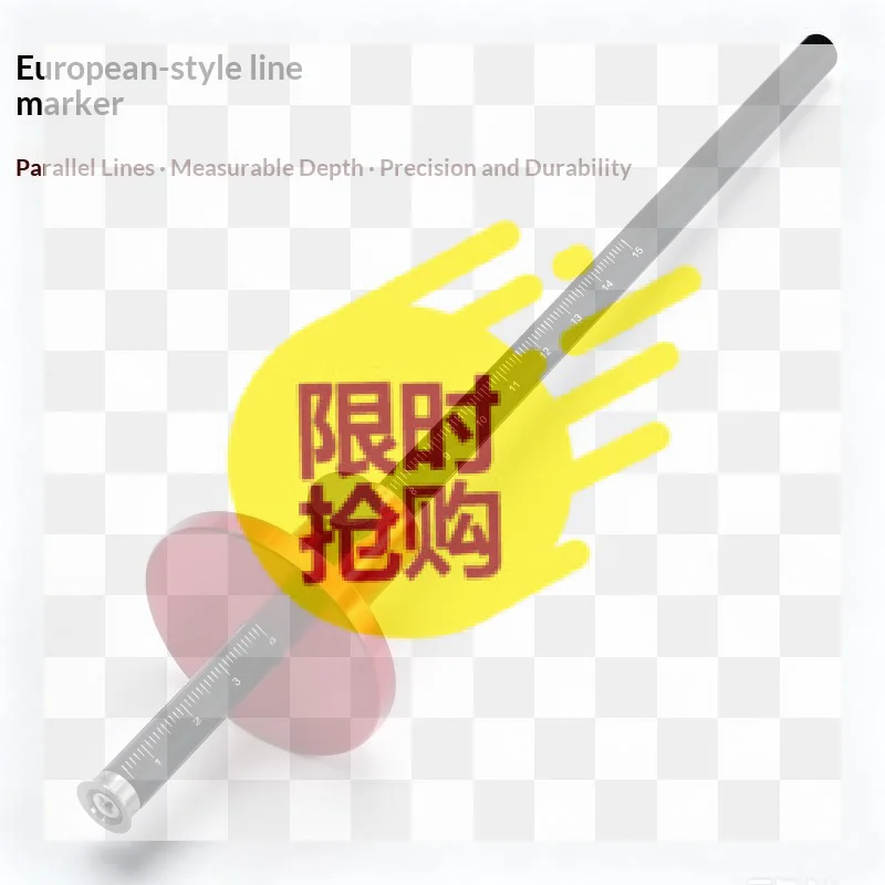 【BA】Wheel Marking Gauge Woodworking Scriber Wood Marking Tools With Inch/ MM Scale Parallel Line Drawing Mortise Measuring