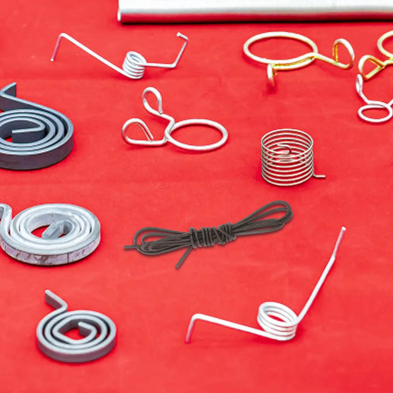 

Mechanical Extension Spring High Quality Manganese Steel Wire Traction Spring Elastic Heating Coil Resistance Wire Pottery