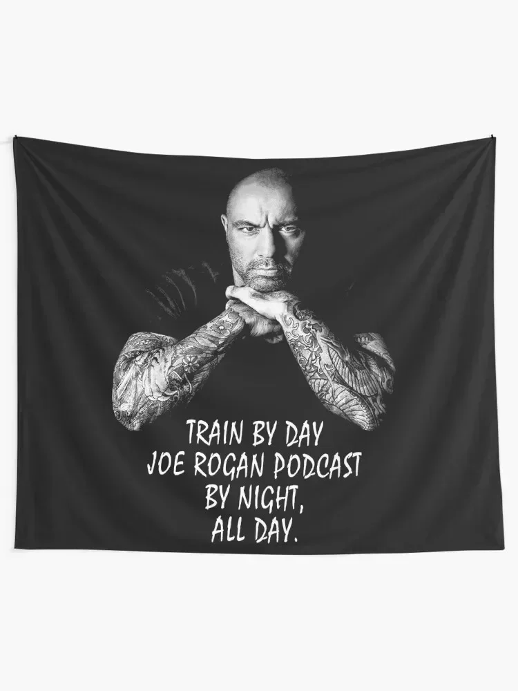 Joe Rogan, Train By day Tapestry Decoration For Home Room Decoration Aesthetic Funny Tapestry