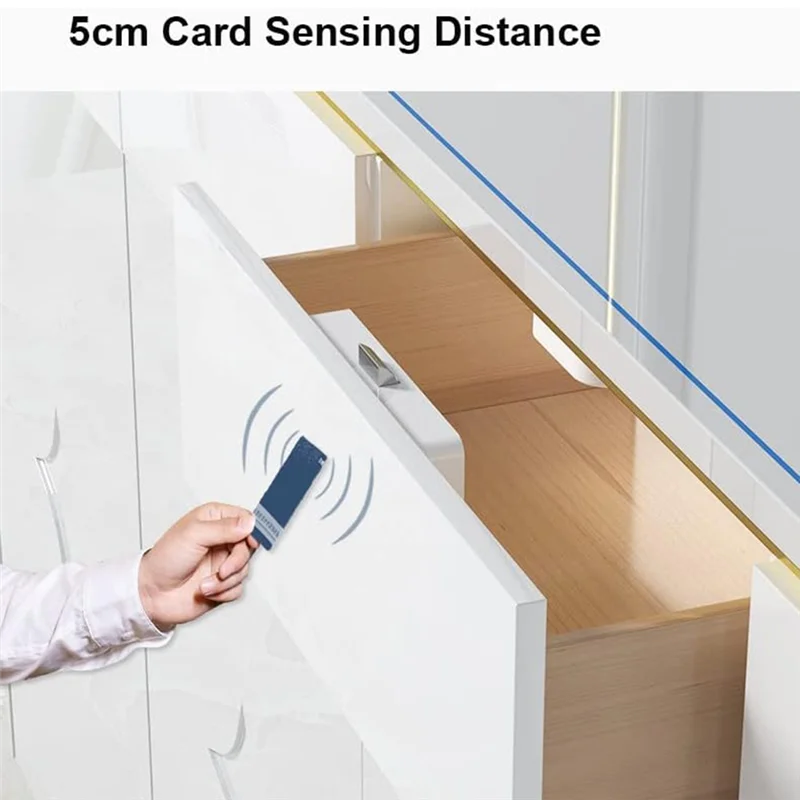 

ABRO- Cabinet Lock, Smart NFC RFID Electronic DIY Child Safety Proofing Lock For Cabinet Drawer Locker Cupboard