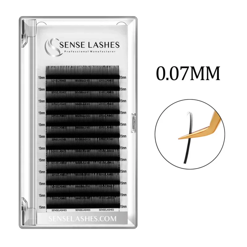 

SENSE LASHES 5D Camellia Wispy Cluster Lashes 12 Rows Classic Individual Lashes W Style Natural Soft Eyelash Extensions