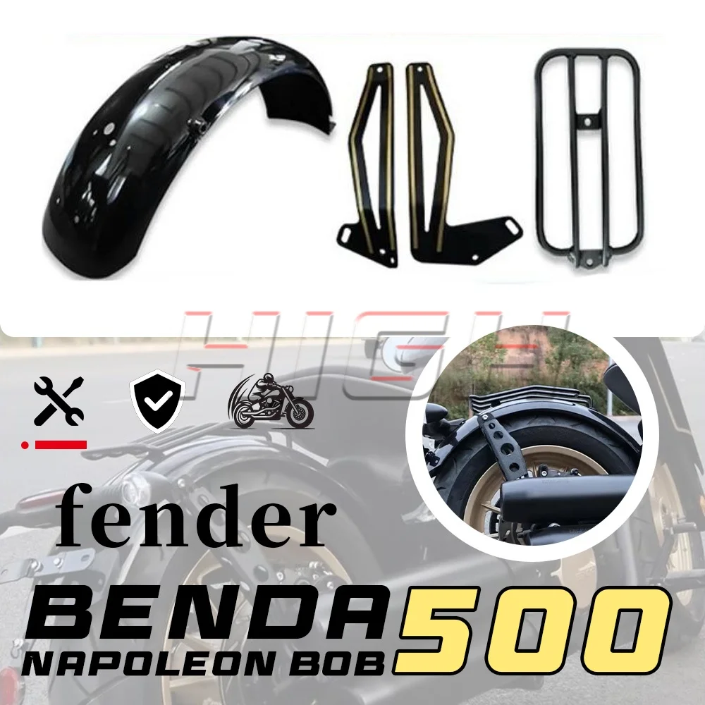Lengthen Mudguard Fender Extension Splash Guard Accessories For Benda NapoleonBOB 500