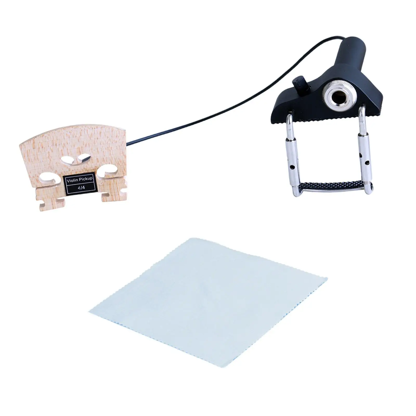 

Пьезо-звукосниматель для скрипки с креплением на джек для точного звука на репетициях и в учебных целях