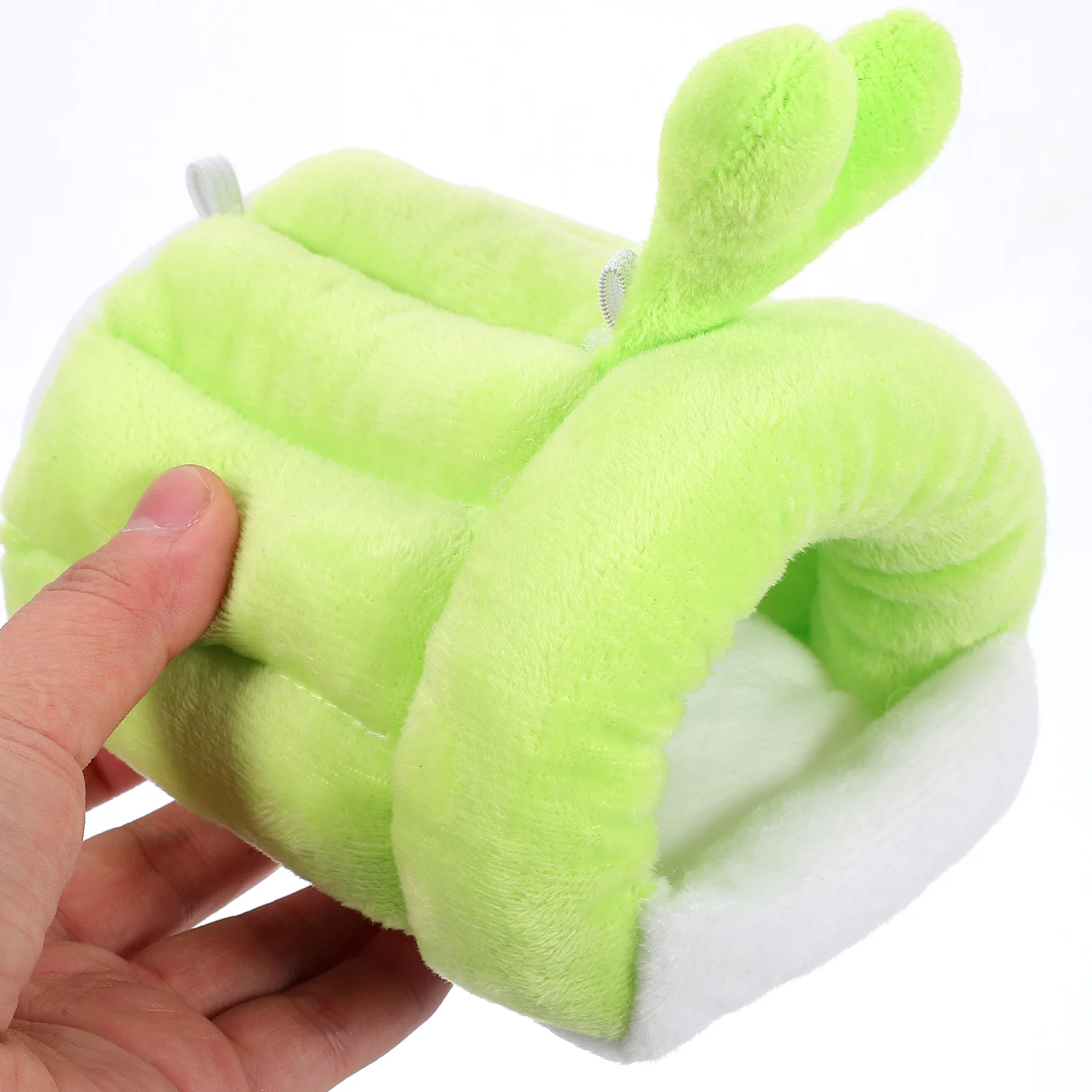 

Warm Cotton Hamster House Small Guinea Pig Bedding Fleece Light Green Baby Winter Nest Hideout Portable Pet Houses Rest Play