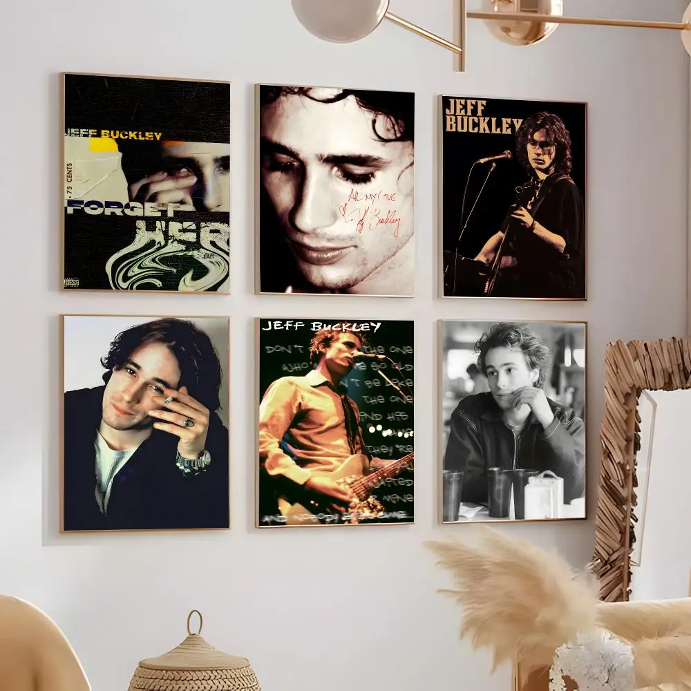 Singer Jeffrey Scott Buckley Poster Contemporary Home Wall Ornaments & Stylish Indoor Accents