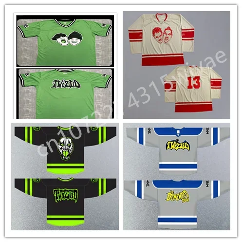 2023 مخصص Twiztid Freek Show هوكي جيرسي التطريز مخيط تخصيص أي رقم واسم الفانيلة
