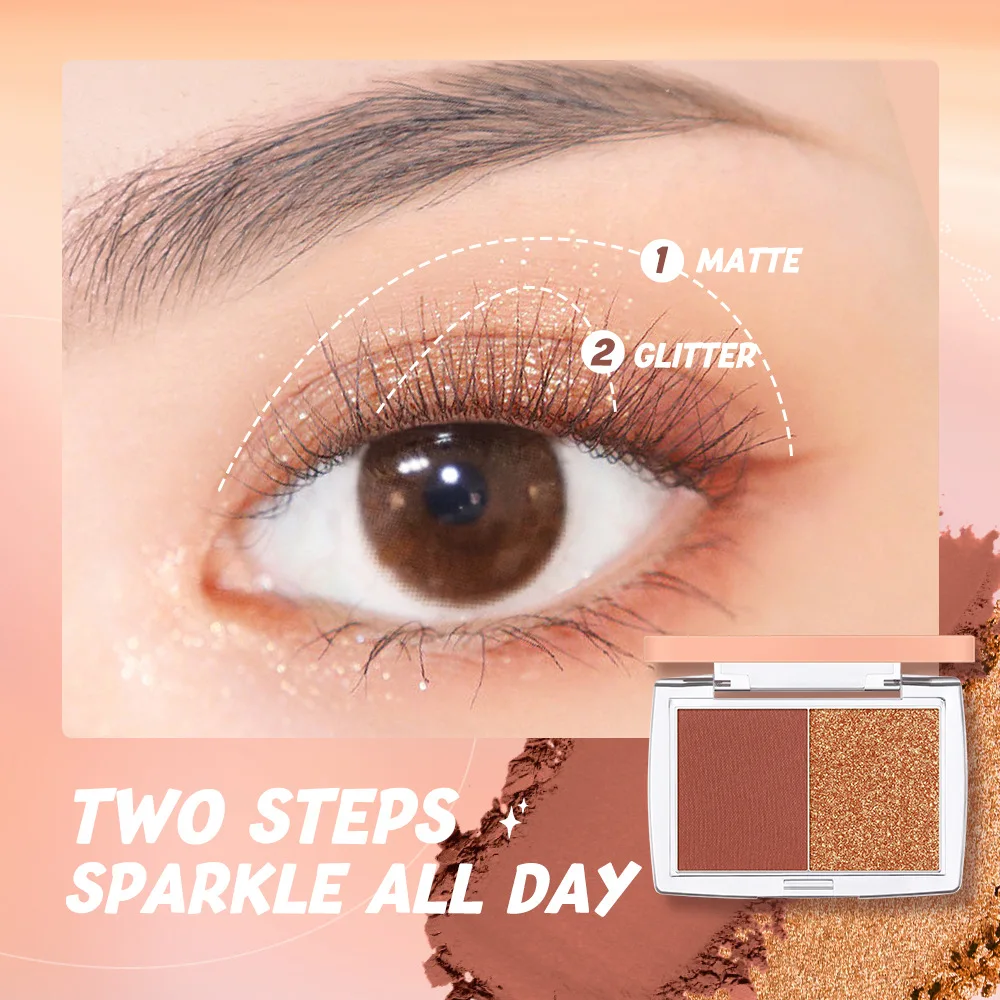 Eye Shadow Plate Color Glitter Beast Earth Color Matte BANXEER Cosmetics Eye Makeup ombretto trucco bicolore