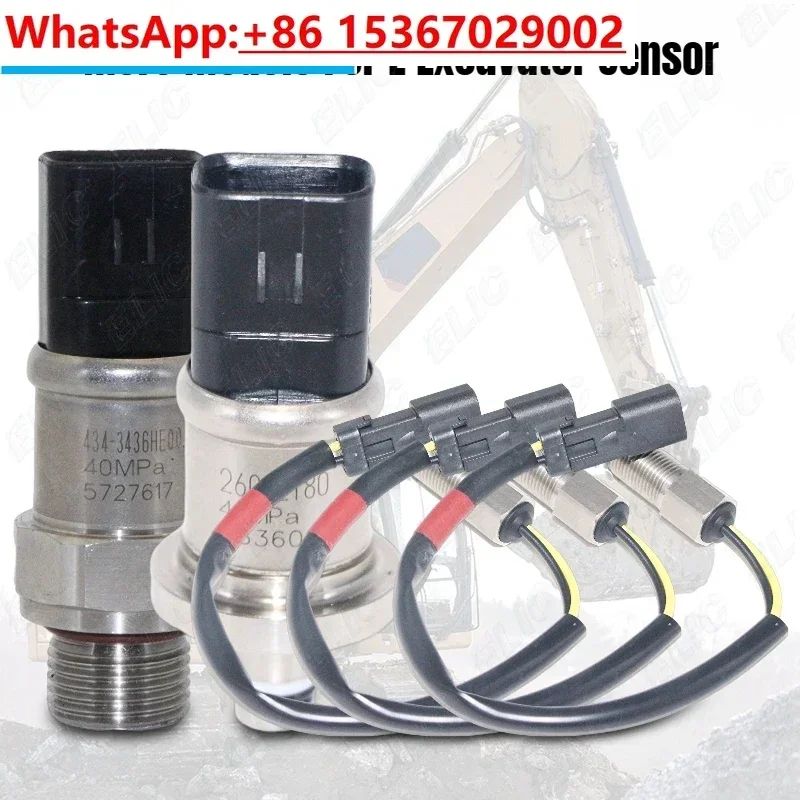 Excavator SK200-6E Pressure Switch High Pressure Sensor LC52S00012P1 YN52S00016P3