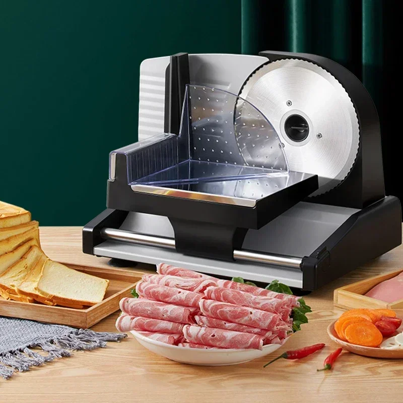 Household Electric Slicer Meat Cutter Fruit Beef Vegetable toast slicer mutton roll meat commercial manual bone cutter