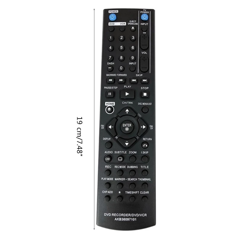 AKB36097101 Remote Controller Replacement for LG DVD Player RC397H-M