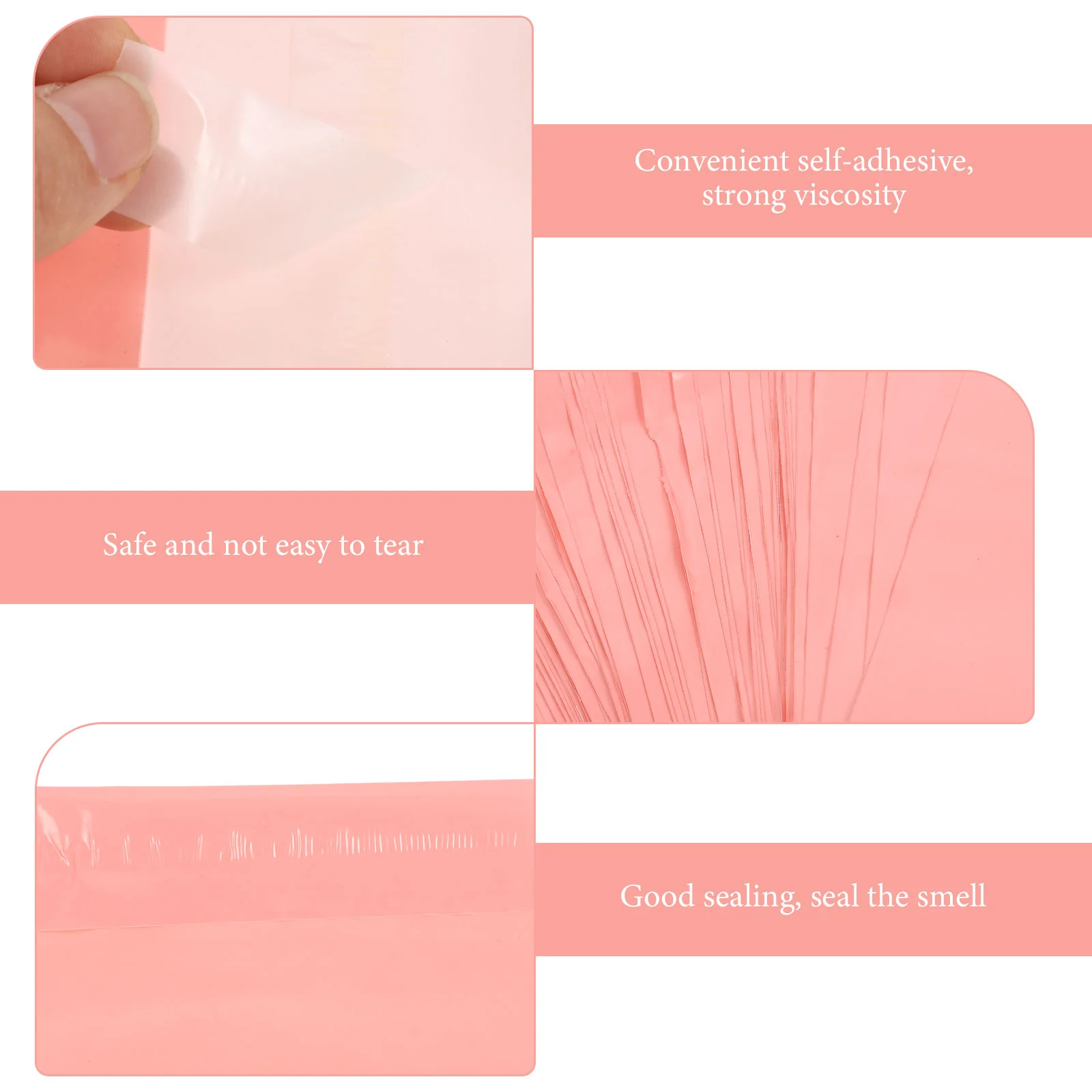 200 Pcs Hygiene Bag Women's Bags Tampon Disposable Pink Sanitary Pad Pouch Napkin New Material Disposal Storage Outdoor