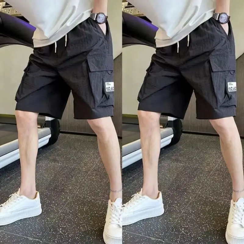 

Мужские летние рабочие шорты, повседневные тонкие стильные свободные и модные, универсальные, новая модель