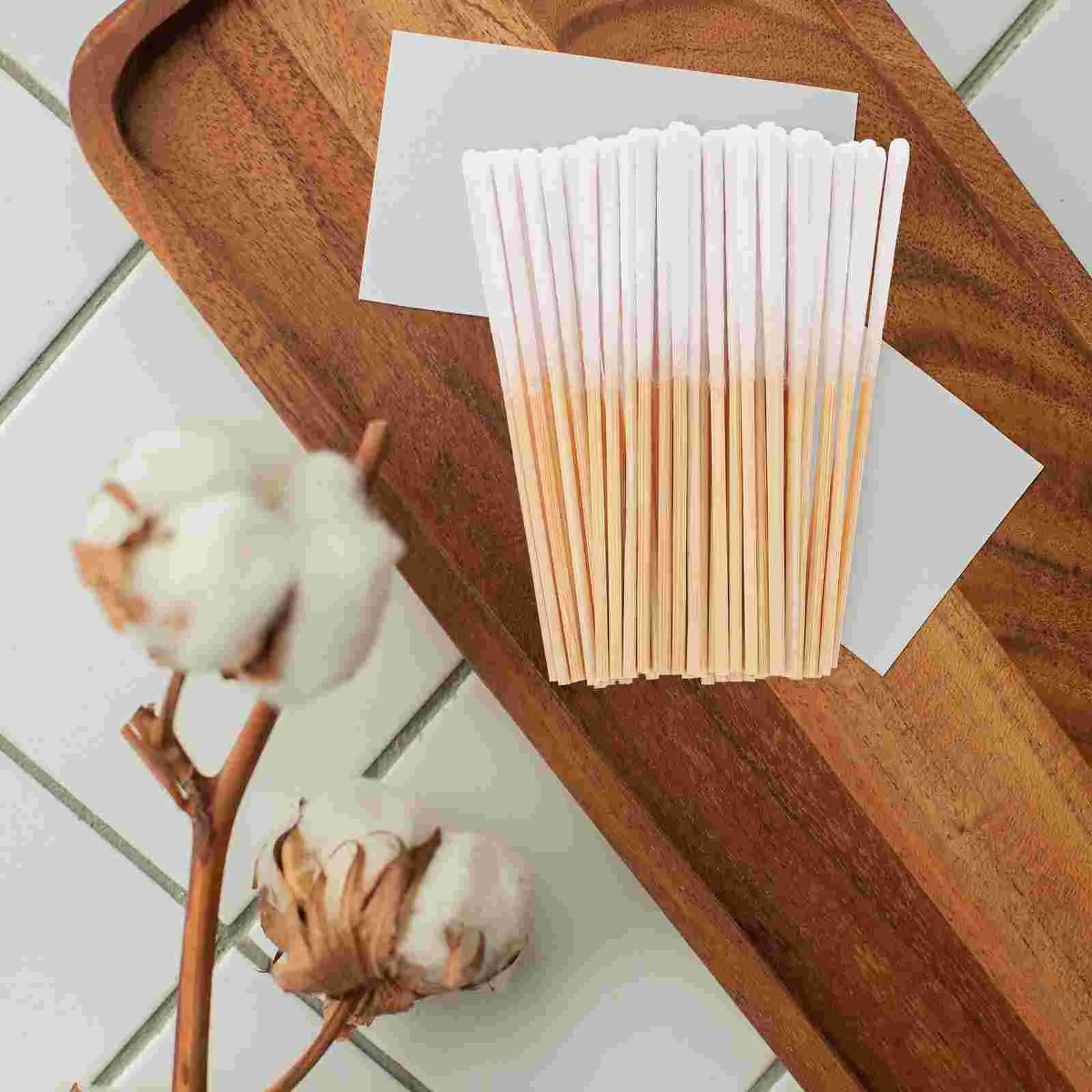 150 Pcs Beauty Salon Cotton Swab Sticks Makeup Accessories Swabs for Ear Cleaning Women Accessory Home