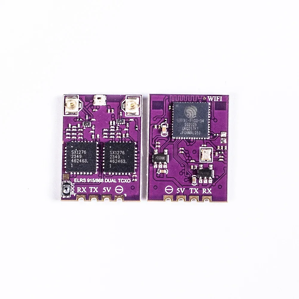 SkyDEl5PCS ES900 DUAL RX ELRS Diversity Receiver 915MHz / 868MHz /750MHz Built-in TCXO For RC Airplane FPV Long Range Drone