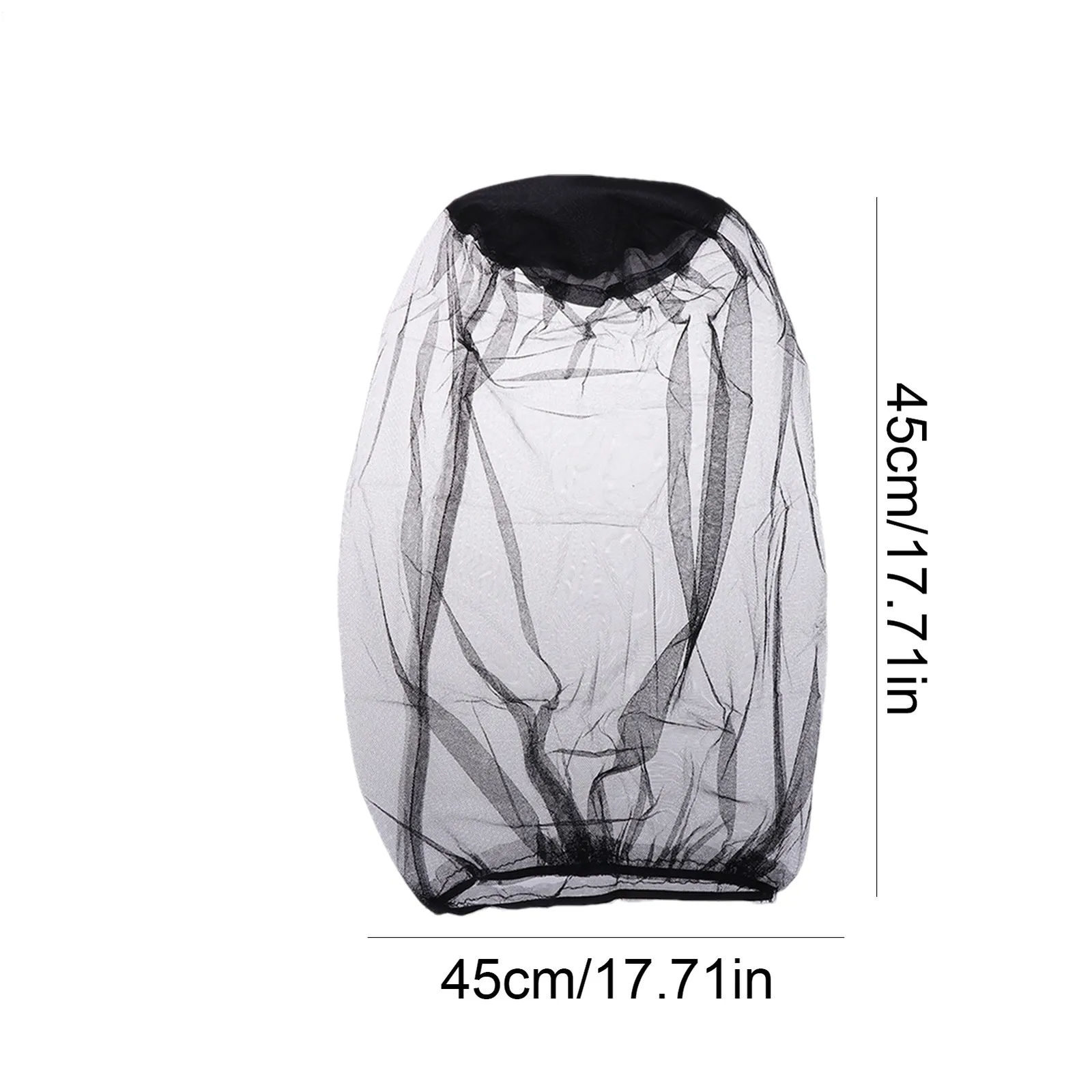 2Pcs Fine Mesh Fly Head Net Hood Face Netting Insect Bug Protection Hat For Outdoor Fishing Camping Beekeeping