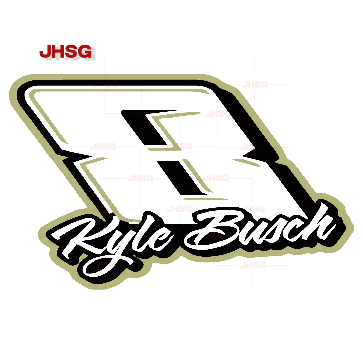 

#8 Kyle Busch Stickers~Vinyl Car Motorcycle Laptop Exterior Decoration Stickers