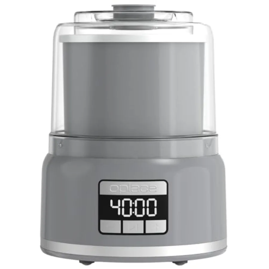 

Профессиональная машина для приготовления мороженого и замороженного йогурта настольного типа, 2,1 л, с мощным нижним мотором-миксером и цифровым таймером