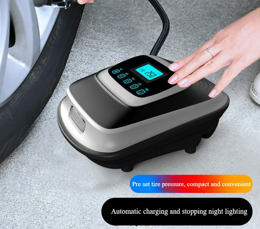 Car Air Pump 12V  Electric Car Tire Air Pump Small High Power Portable Pump