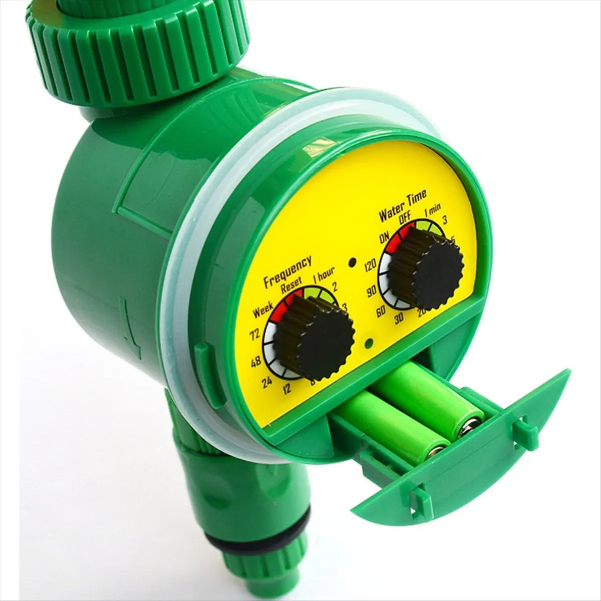 LUCK Green Outdoor Plastic Garden Electronic Automatic Watering Hose Irrigation Timer Faucet Water Hose