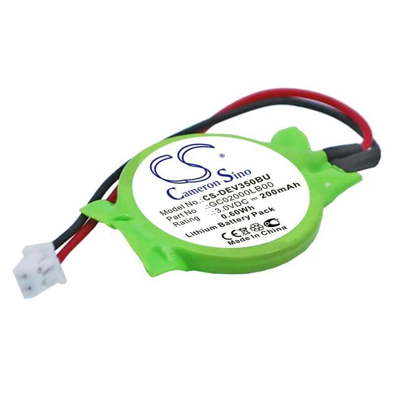 100% NEW 200mAh Battery GC02000LB00 for DELL Vostro 1015,  1310, 1510,  1710, 3500, For GETAC W130