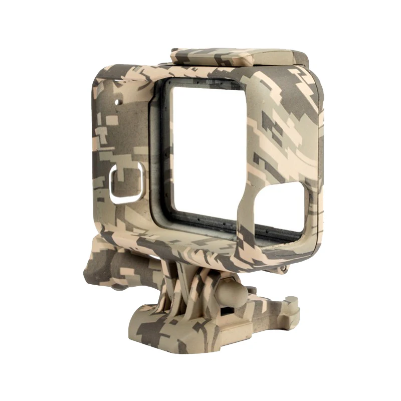 Protective Housing Case for GoPro Hero 5 Outdoor Camouflage Standard Border Frame for Go Pro Hero 5 Case for Gopro Accessories,