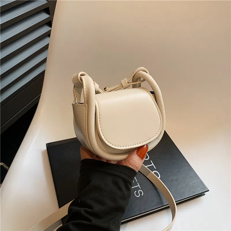 

​​2025 Summer Mini Saddle Bag Stylish Lipstick Crossbody Purse Trendy Shoulder Wallet for Women​