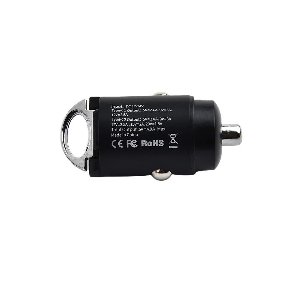 Adapter Car Phone Charger 30W Type-C Fast-charge Port High Quality In-Car Mini PD -20-60 ℃ PD+PD 12V-24V Parts