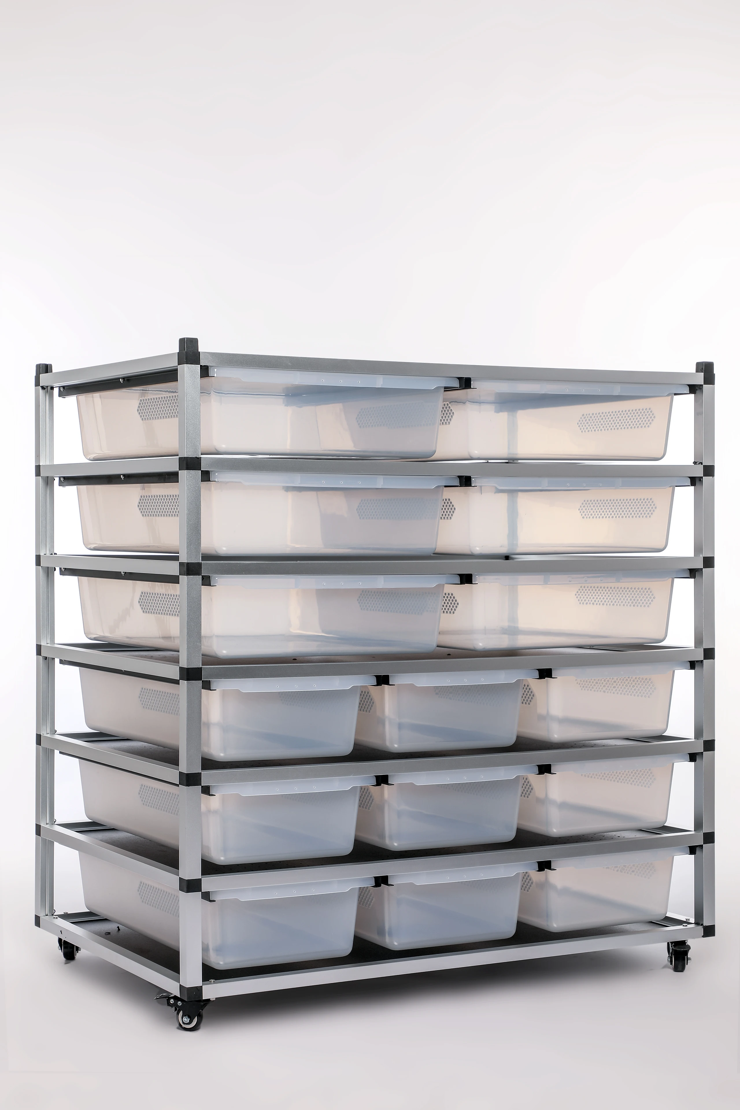 PP PVC Snake Enclosure Snake Hatchling Breeding Rack Reptile Large Snake Rack With Tubs Bin