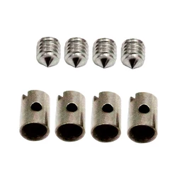 8pcs Solderless Cable Nipples 5mm Throttle Choke for Motorcycle Scooter Quad Mower Setting Up Throttle Or Carb Cables