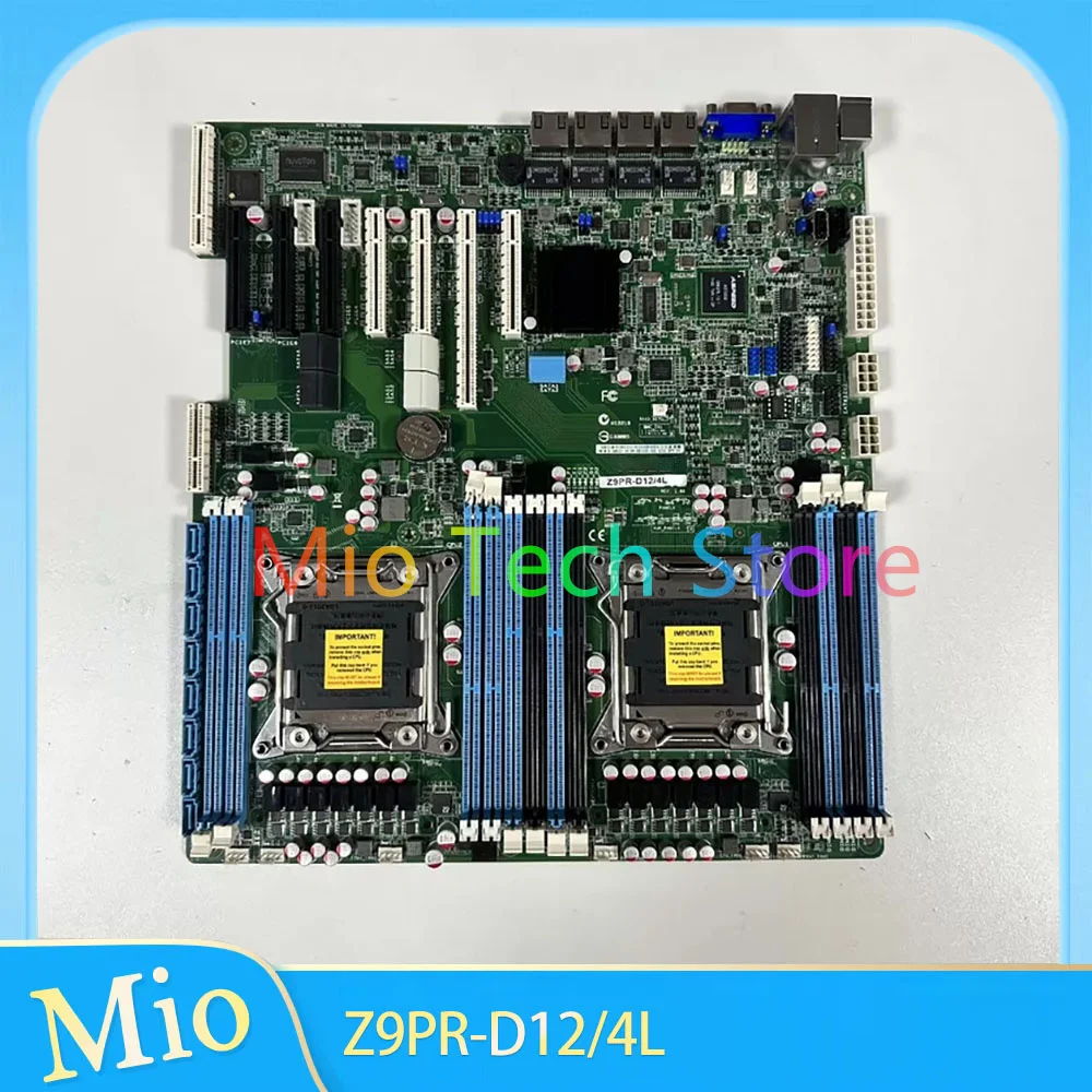 

Dual 4-port network server motherboard LGA2011 E5-2600V1 V2 Z9PR-D12/4L