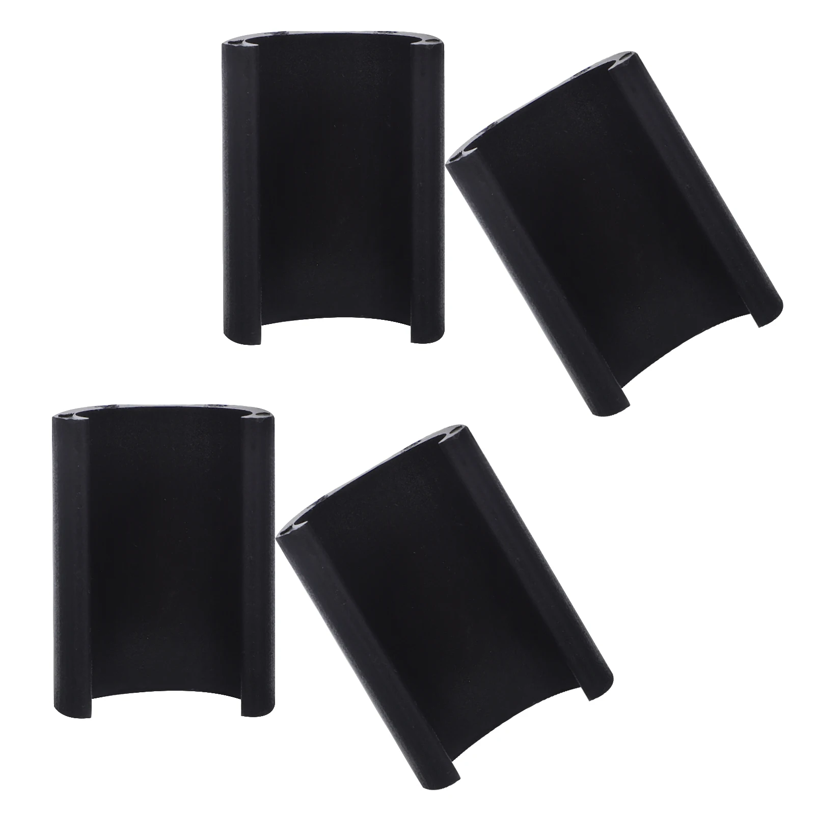 

4pcs Felt Chair Pads U Shaped Design Noise Reducing Non Wear Resistant 19mm 22mm 25mm Black Floor Protectors for Hardwood