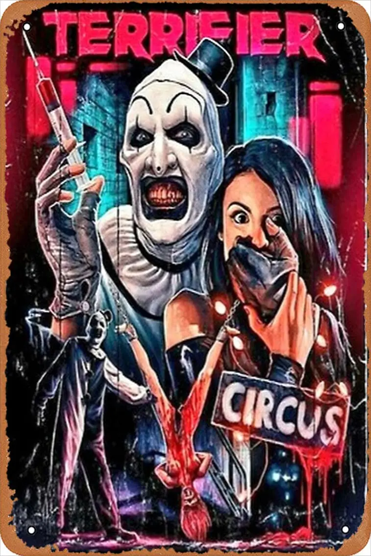 Yzixulet Terrifier Movie Horror Art Poster Poster Vintage 8