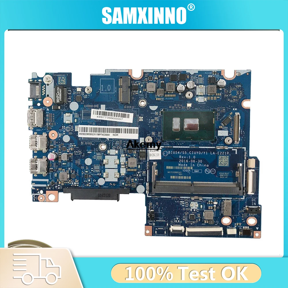 

For Lenovo 510-14IKB Motherboard LA-E221P 5B20M3932811 5B20M32797 5B20M3932111 I3-7100U i5-7200U YOGA Yoga Flex 4-1480 Tested