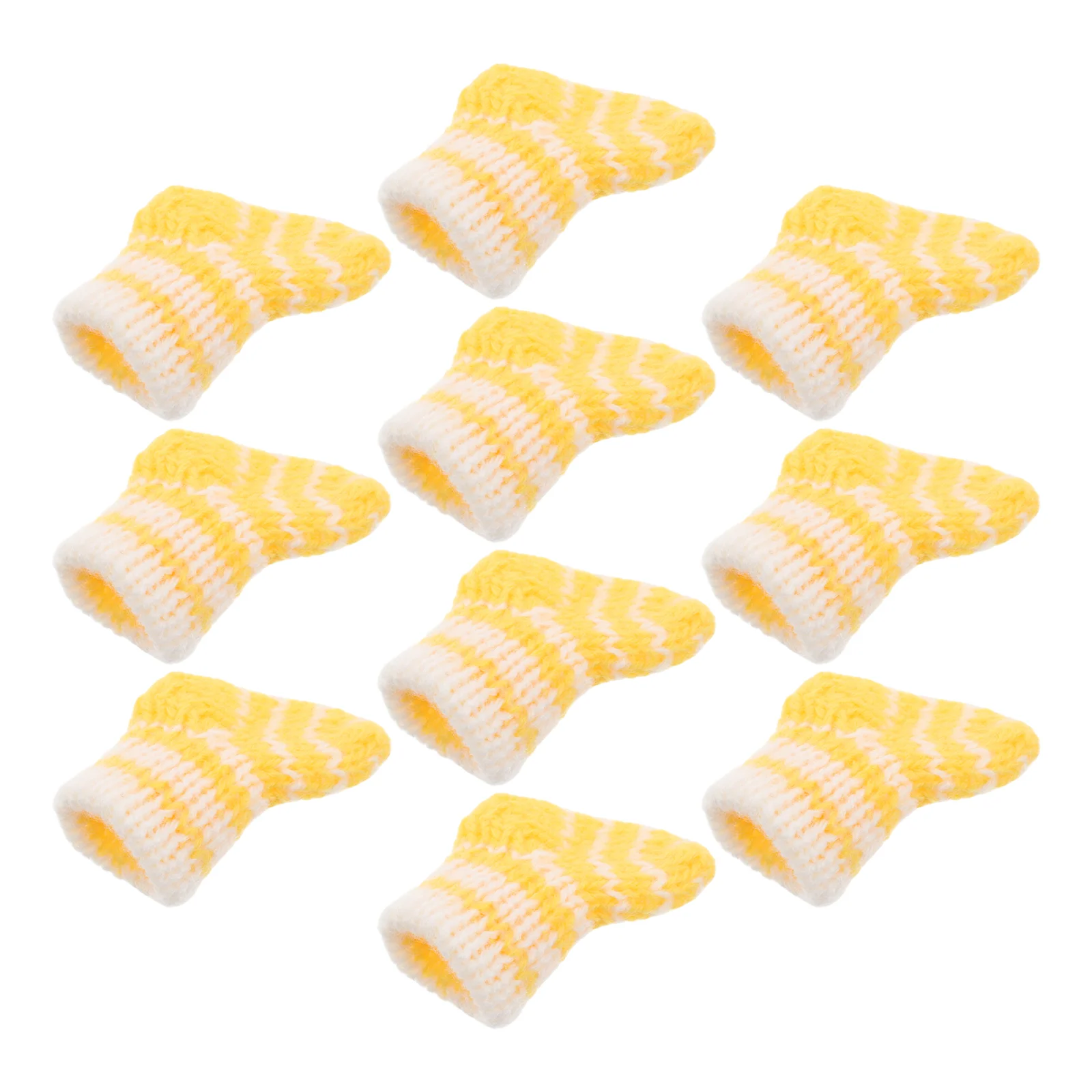 

10 Pcs Socks Mini Accessories Miniature House Baby Diapers Bag Yarn Funny Warm Toys Girl Bed