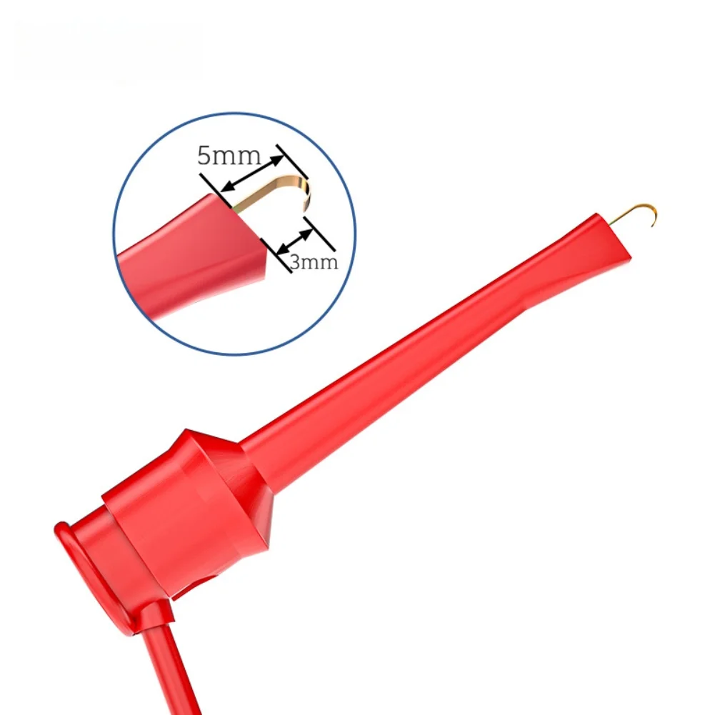 

10-цветный штабелируемый разъем, тестовый крючок, провод, гибкий тестовый кабель 4 мм, ПВХ для тестирования электрических измерений