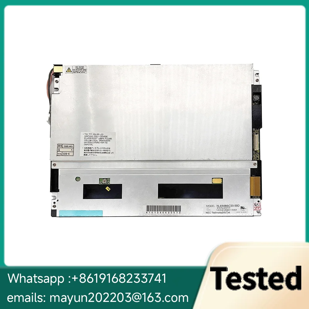 

Original Tested NL6448BC33-59D 10.4”Inch Industrial Display LCD Panel 640*480