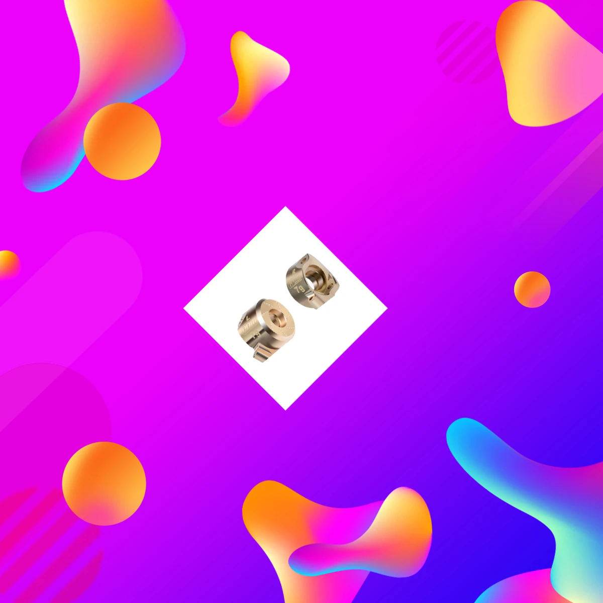 Blocos de direção dianteiros de latão GPM (7g) 2PCS AXIAL 1/30 SCX30 Ford Bronco Jeep-AXI-2261