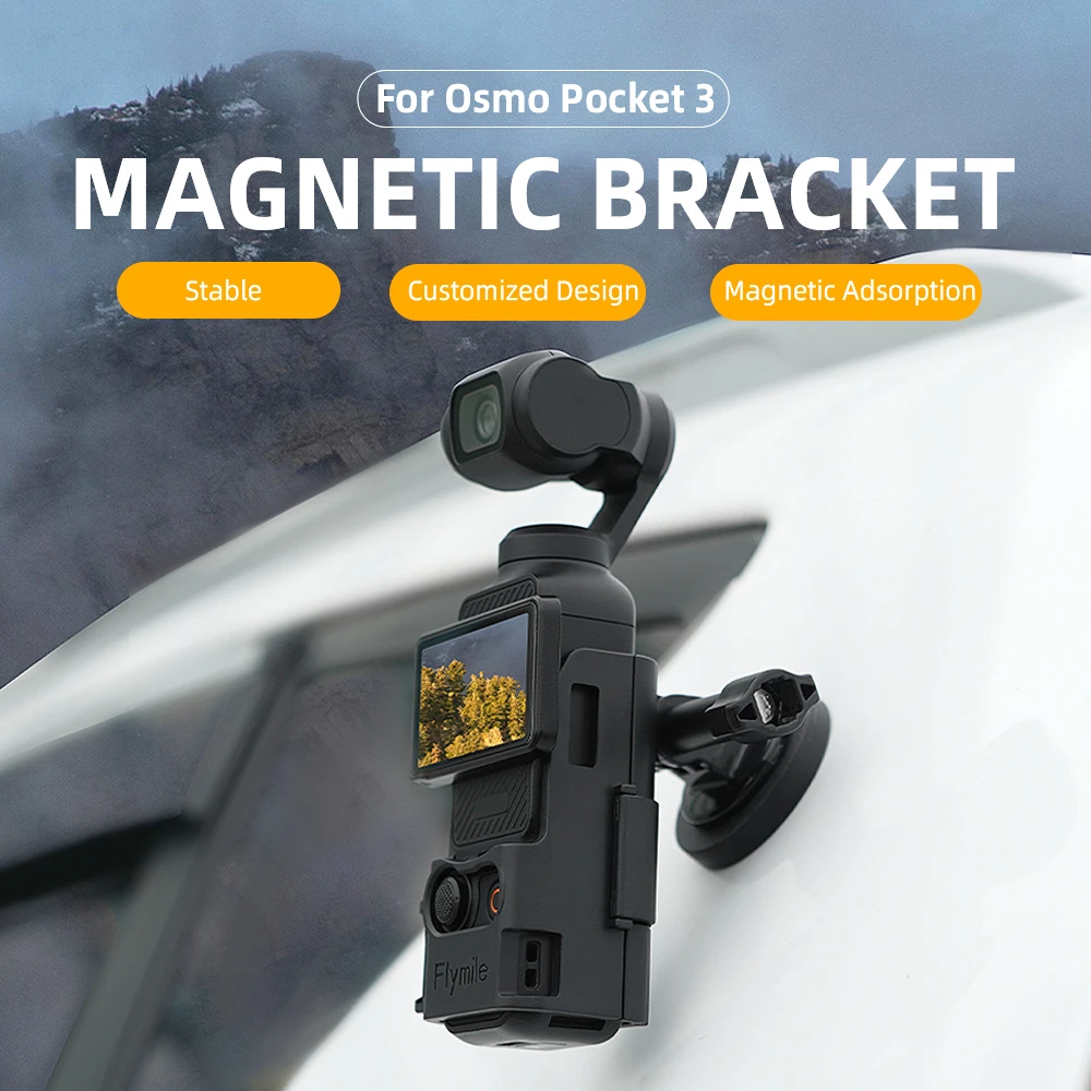 

Magnetic Bracket for Dji Osmo Pocket3 Magnetic Mount Base Angle Adjustable Multifunctional Desktop Base Accessories