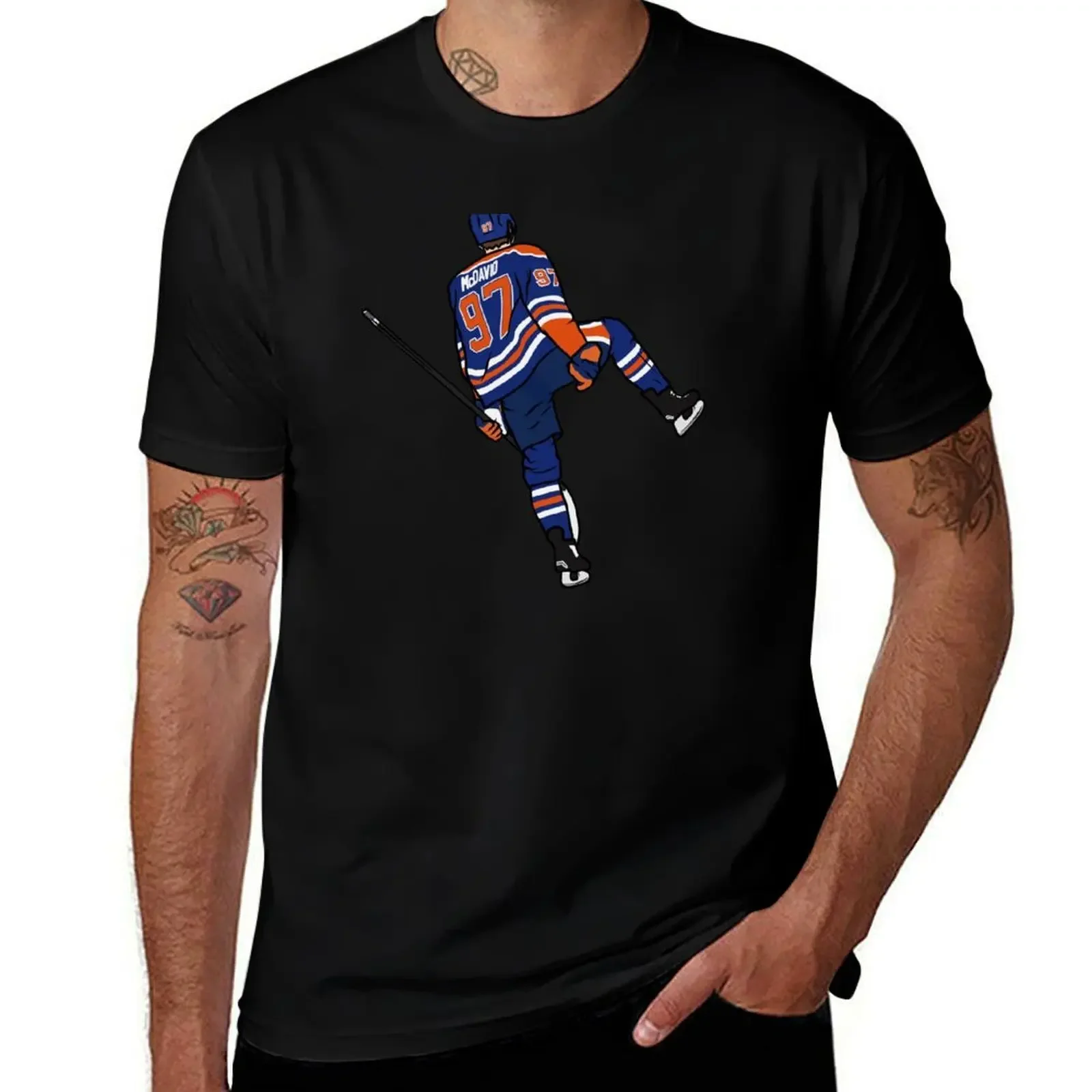 

Connor McDavid Celebration T-Shirt man t shirt oversized cute clothes oversized t shirts for men