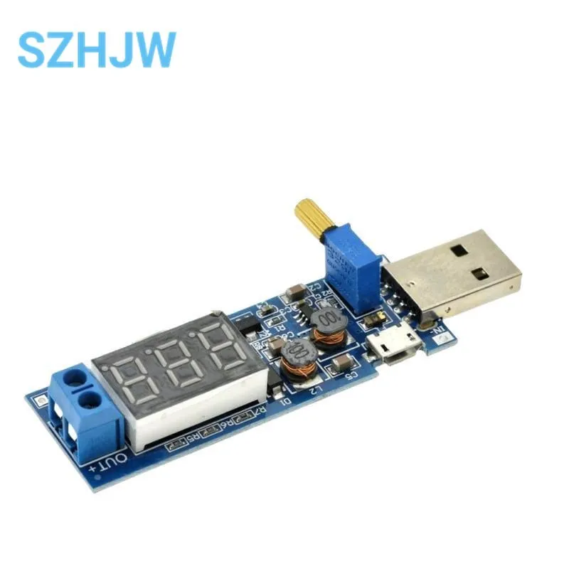 Boost Buck Converter USB Step UP / Down Power Supply Module DC-DC 5V To 3.3V / 12V Adjustable Out DC 1.2V-24V