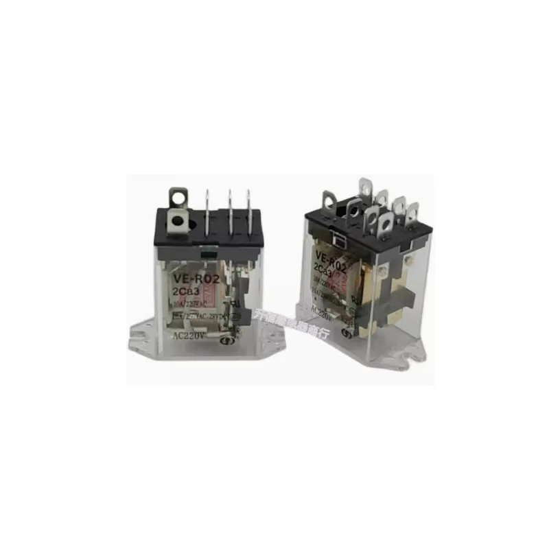 HOT NEW VE-R02 2Ca3 VE R02 2Ca3 10A AC220V 8foot relay