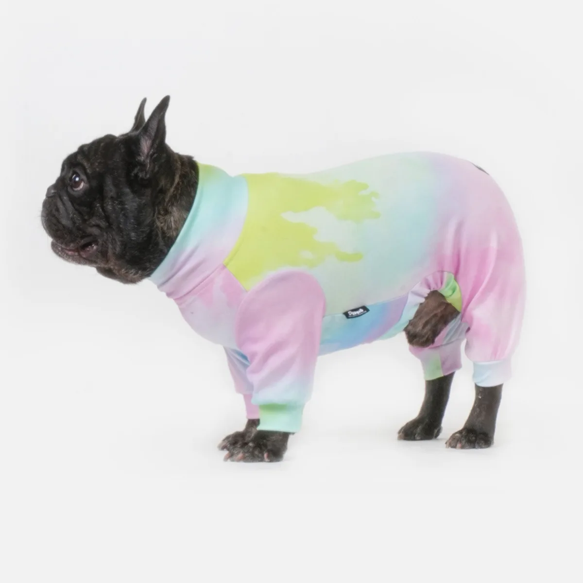 بذلة للكلاب بأربعة أرجل، بيجامة للحيوانات الأليفة دافئة للخريف والشتاء، مقاومة للغبار ومضادة للتساقط، بولدوج فرنسي