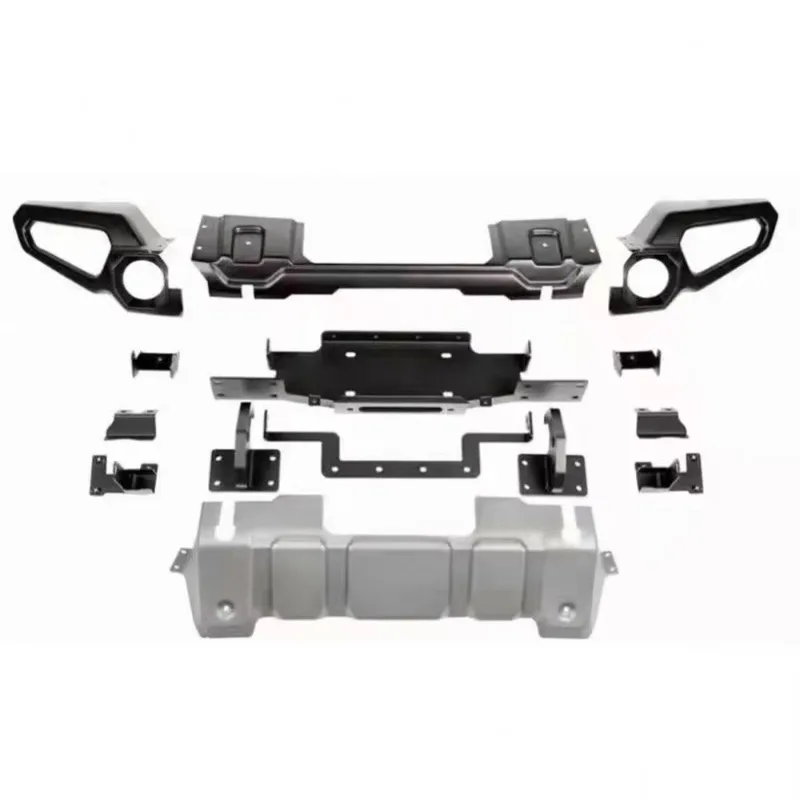 

Zuimi High-end Gobison Black Powder-Coated Car Offroad 4x4 Auto Accessories RR Front Bumper For Gladiator JT