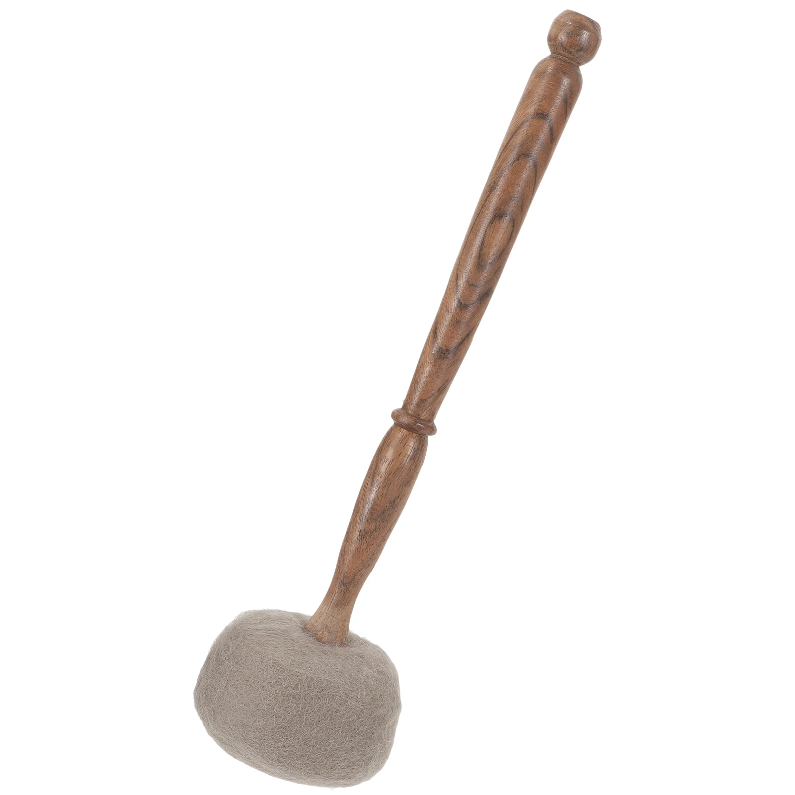 

Yoga Wool Felt Hammer Singing Mallet Wooden Sound Bowls Sticks Durable Practical Musical Gifts Accessories