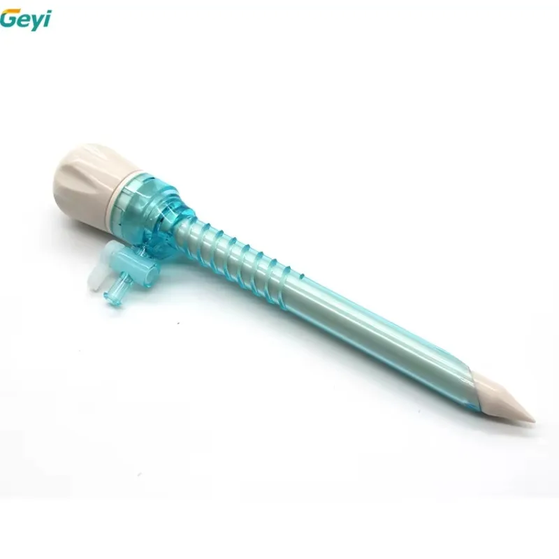 Geyi Laparoscopic Endoscopic Disposabble Thyroid Surgery Trocar Instrument 5mm 10mm Factory Directly