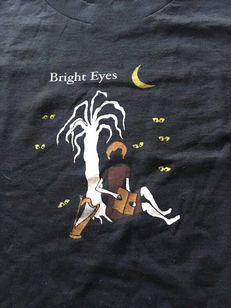 

Bright Eyes Conor Oberst Tour Short Sleeve Black All Size Gift Shirt