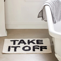 Bedroom, Living Room, Bathroom Carpet, Absorbent and Non Slip Bath Mat, Customized Pattern Bathroom Carpet