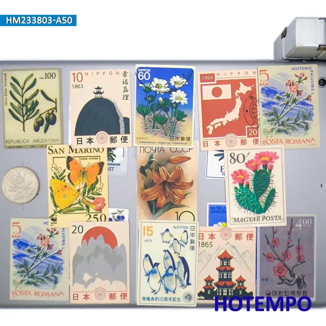 20/30/50 Stück, Retro-Mode, Kunststil, Nostalgische Briefmarken-Aufkleber, für Scrapbook, Tagebuch, Auto, Fahrrad, Gepäck, Telefon, Laptop,